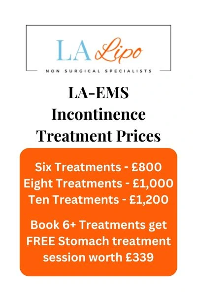 LA-EMS Incontinence Treatment Prices Uxbridge