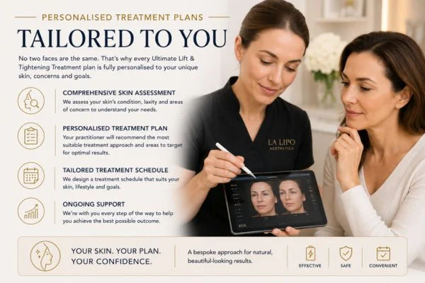 book a consultation about your ultimate lift and tighten treatment Uxbridge