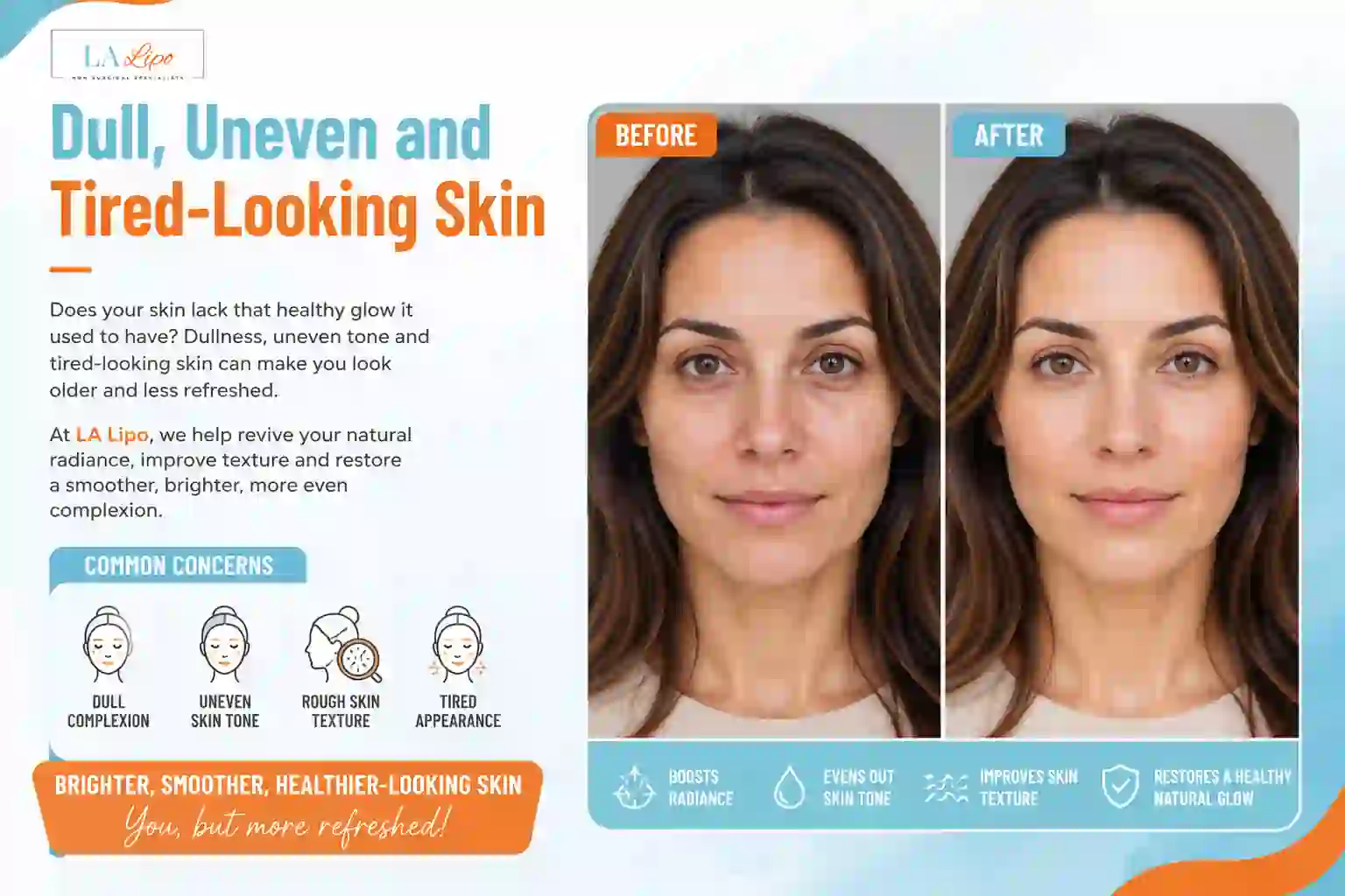 Sign #5: Dull, Uneven and Tired-Looking Skin Uxbridge
